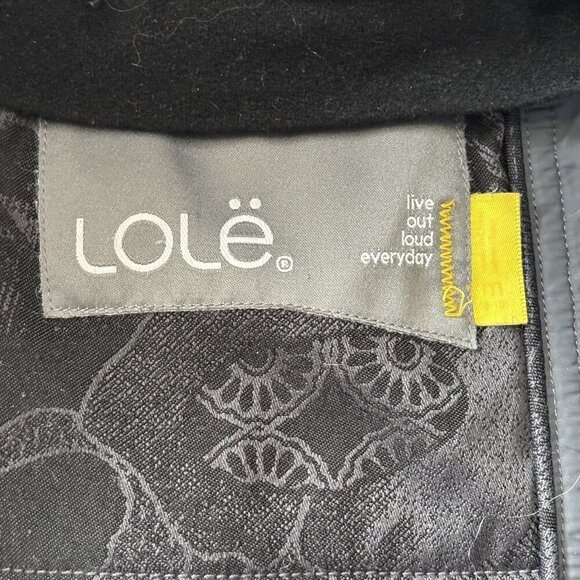 LOLE Insulated Waterproof Winter Parka Jacket Coat Womens M Black Floral flowers - Picture 11 of 16